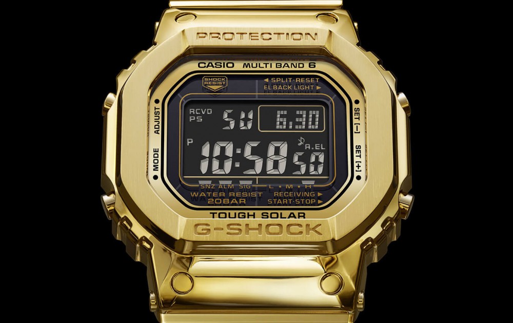 【富豪瘋搶】G-Shock推出史上最昂貴的黃金腕錶!